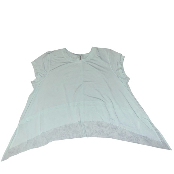 NWOT Free People Movement Tempo Short Sleeve Tee Crop Mojito Light Mint Large - Picture 1 of 10